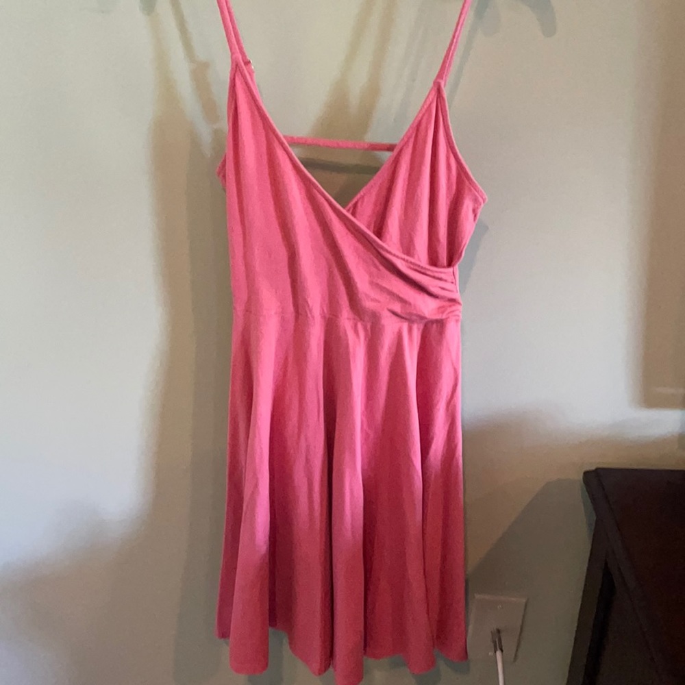 Forever 21 Adjustable Spaghetti Strap Sunress w/Flap Front. Size S.
